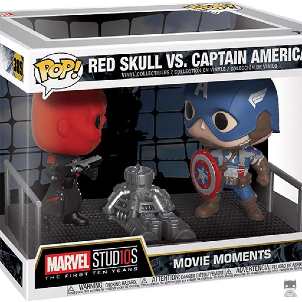 Red Skull vs Captain America Funko Pop! figure in its box