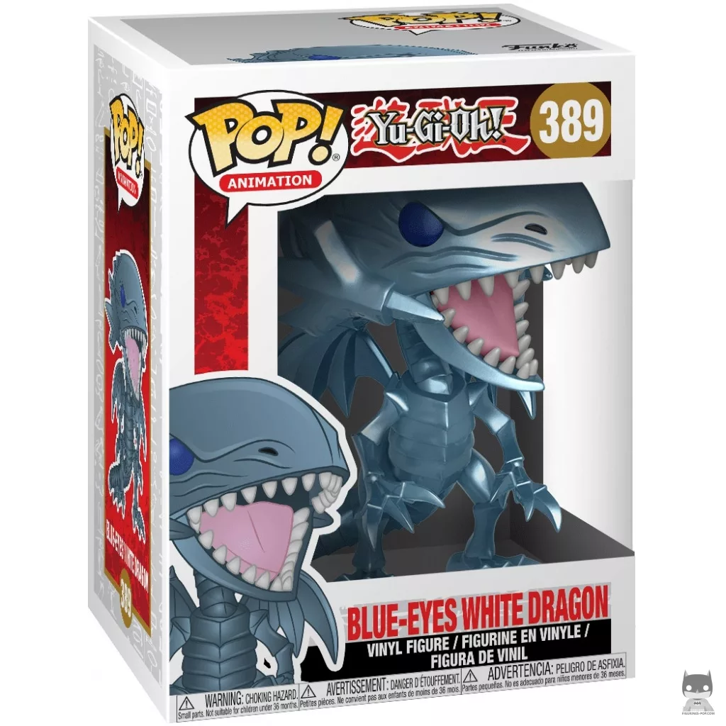 Blue Eyes White Dragon Funko Pop! figure in its box