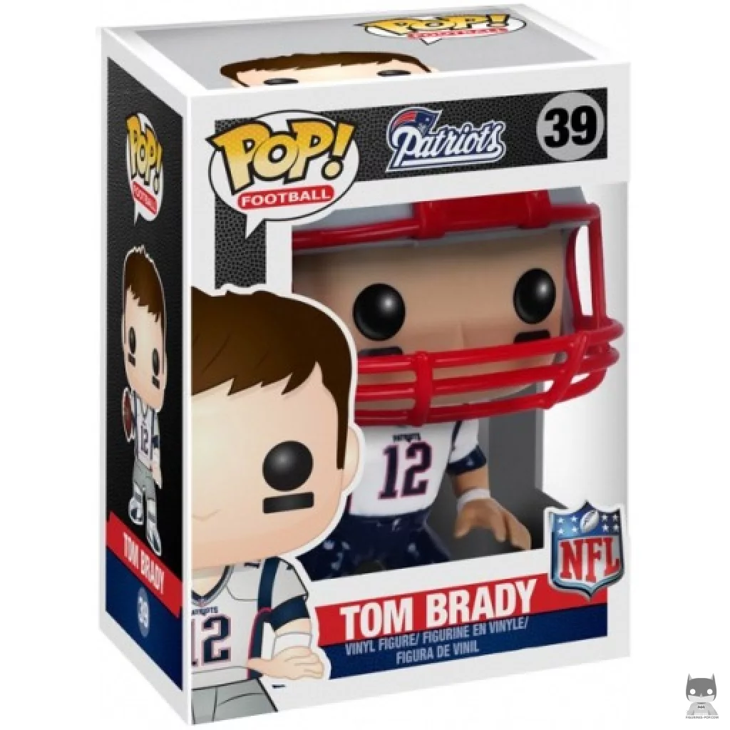 Tom Brady Funko Pop! figure in its box