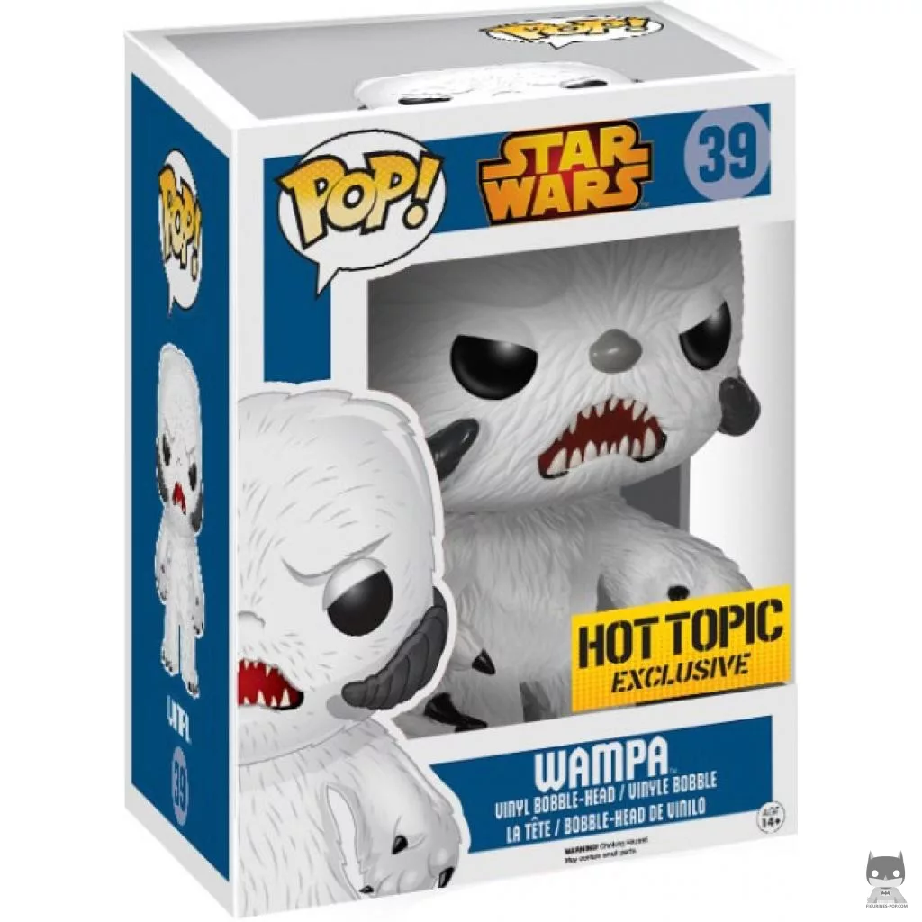Wampa (Supersized & Flocked) Funko Pop! figure in its box