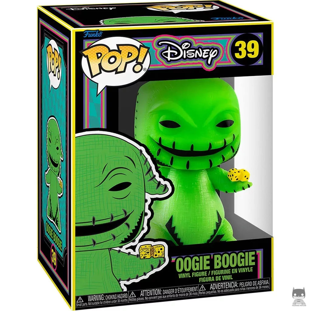 Oogie Boogie (Blacklight) Funko Pop! figure in its box
