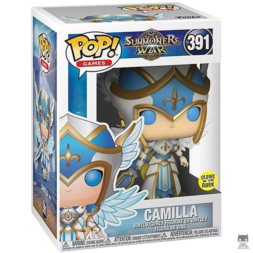 Camilla Funko Pop! figure in its box