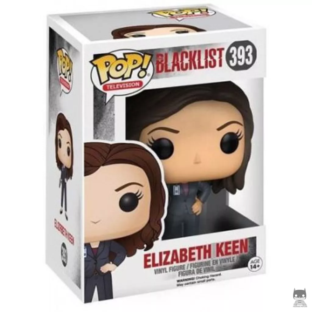 Elizabeth Keen Funko Pop! figure in its box