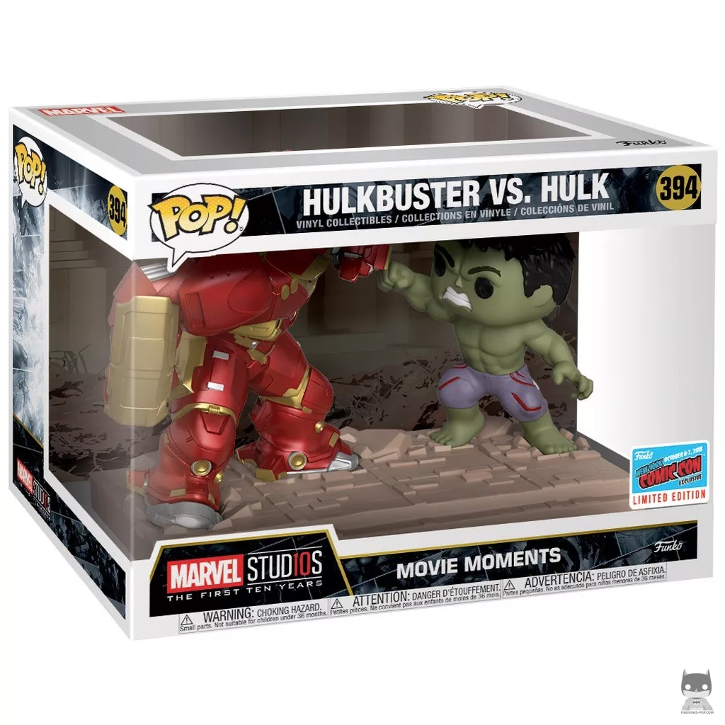 Hulkbuster vs Hulk Funko Pop! figure in its box
