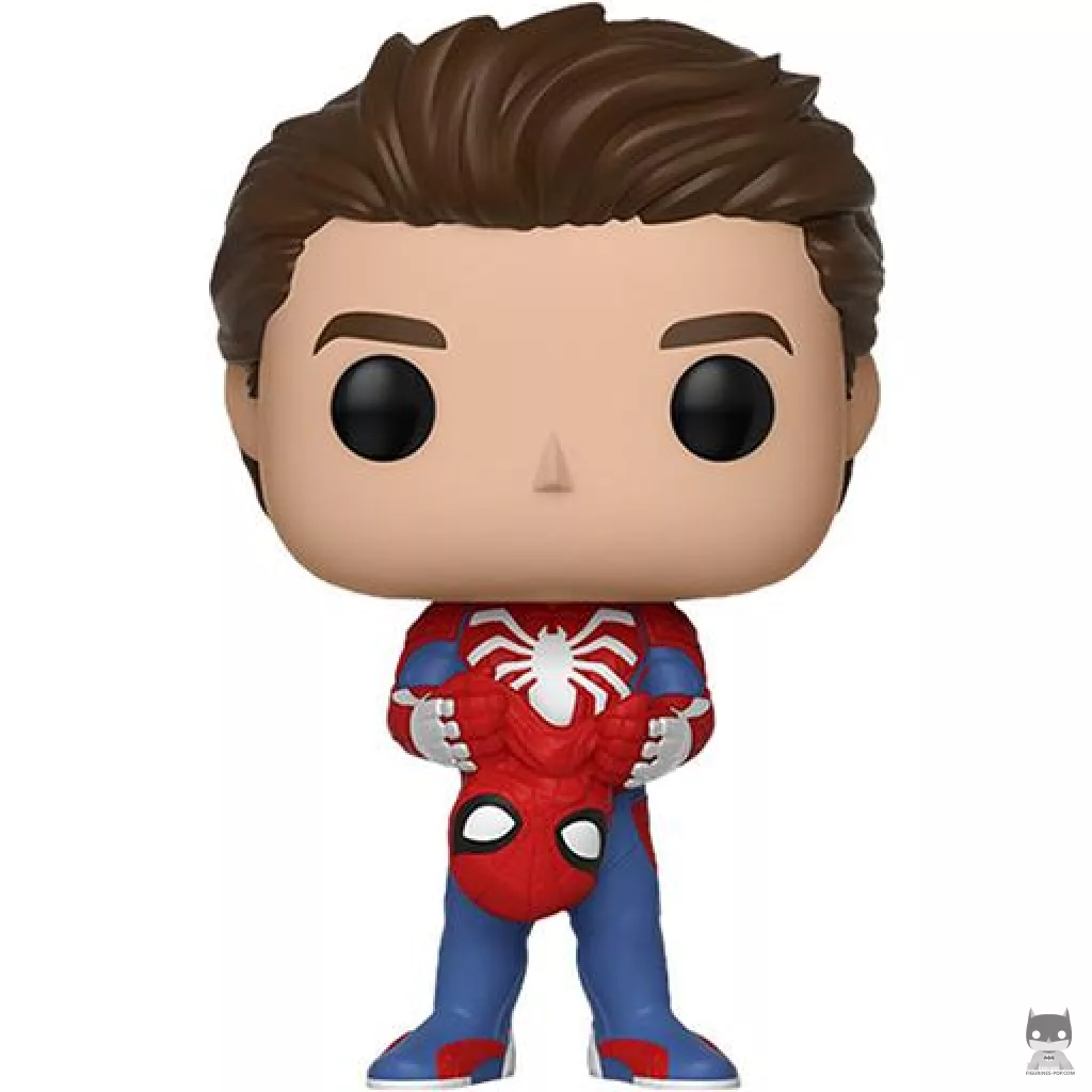 Spider-Man (White Spider Unmasked) Funko Pop! figure (Spider-Man Gamerverse)