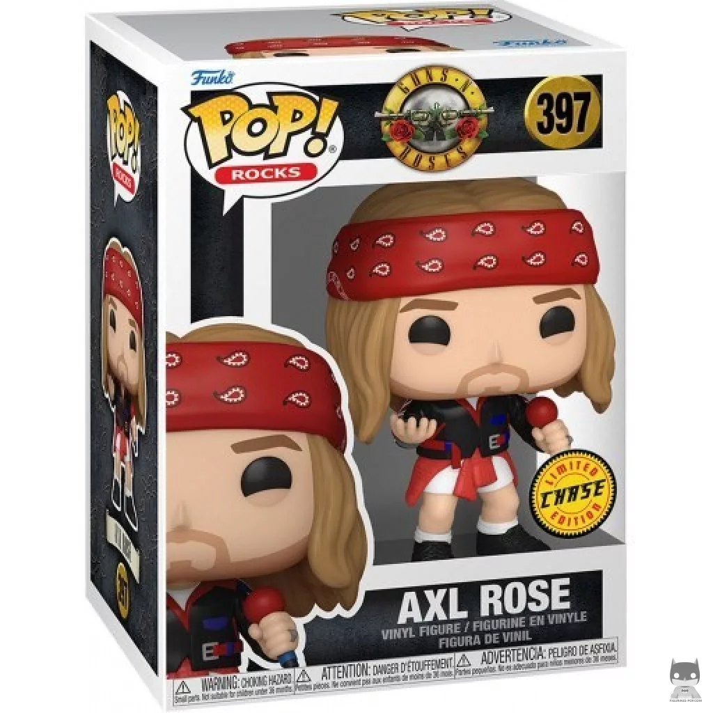 Axl Rose (Chase) Funko Pop! figure in its box