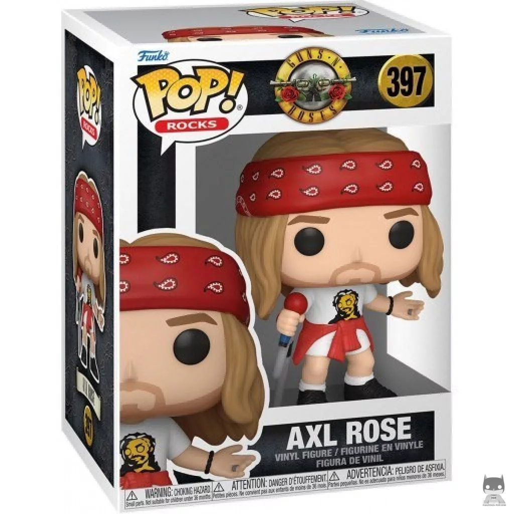 Axl Rose Funko Pop! figure in its box