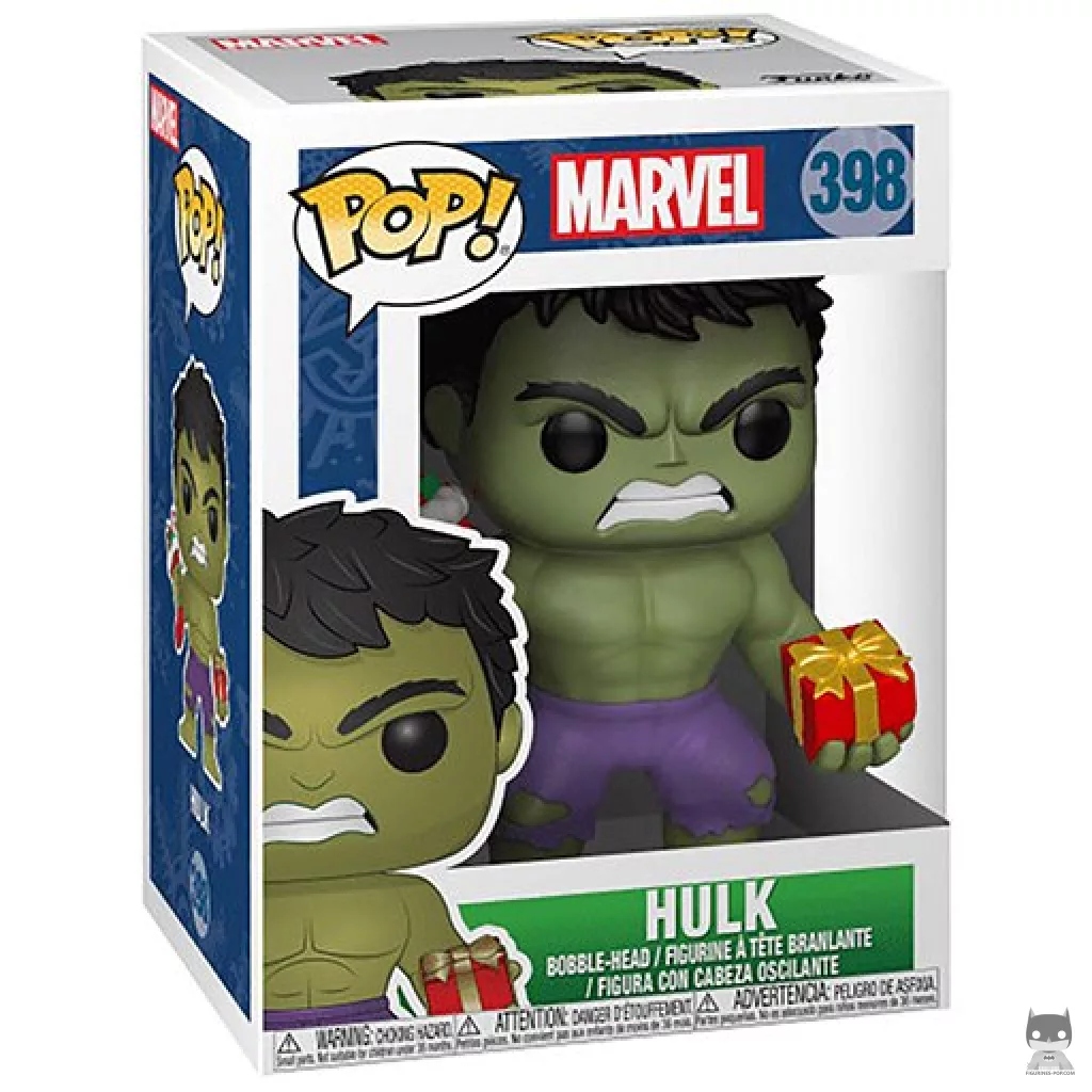 Hulk (Holiday) Funko Pop! figure in its box