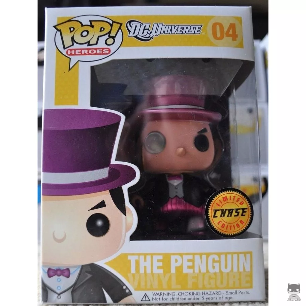 The Penguin (Metallic) Funko Pop! figure in its box