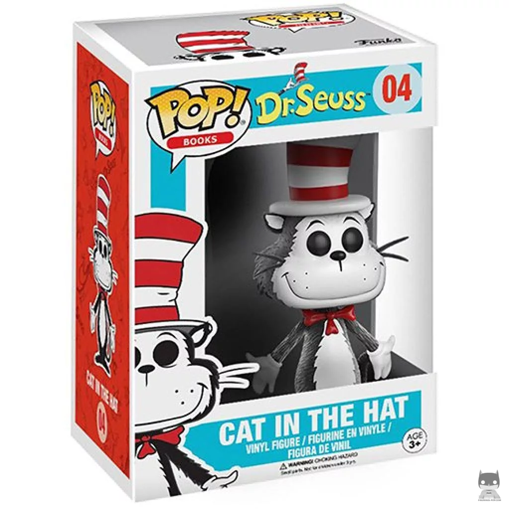 Cat in the Hat Funko Pop! figure in its box