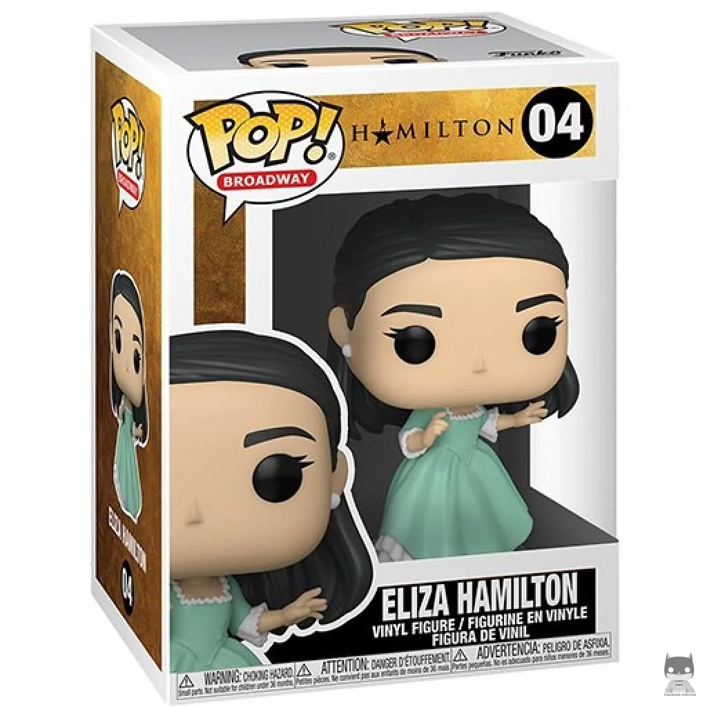 Eliza Hamilton Funko Pop! figure in its box