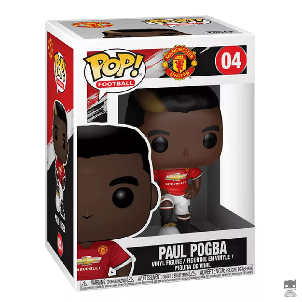 Paul Pogba (Manchester United) Funko Pop! figure in its box