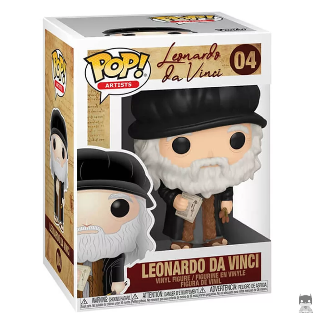 Leonardo DaVinci Funko Pop! figure in its box