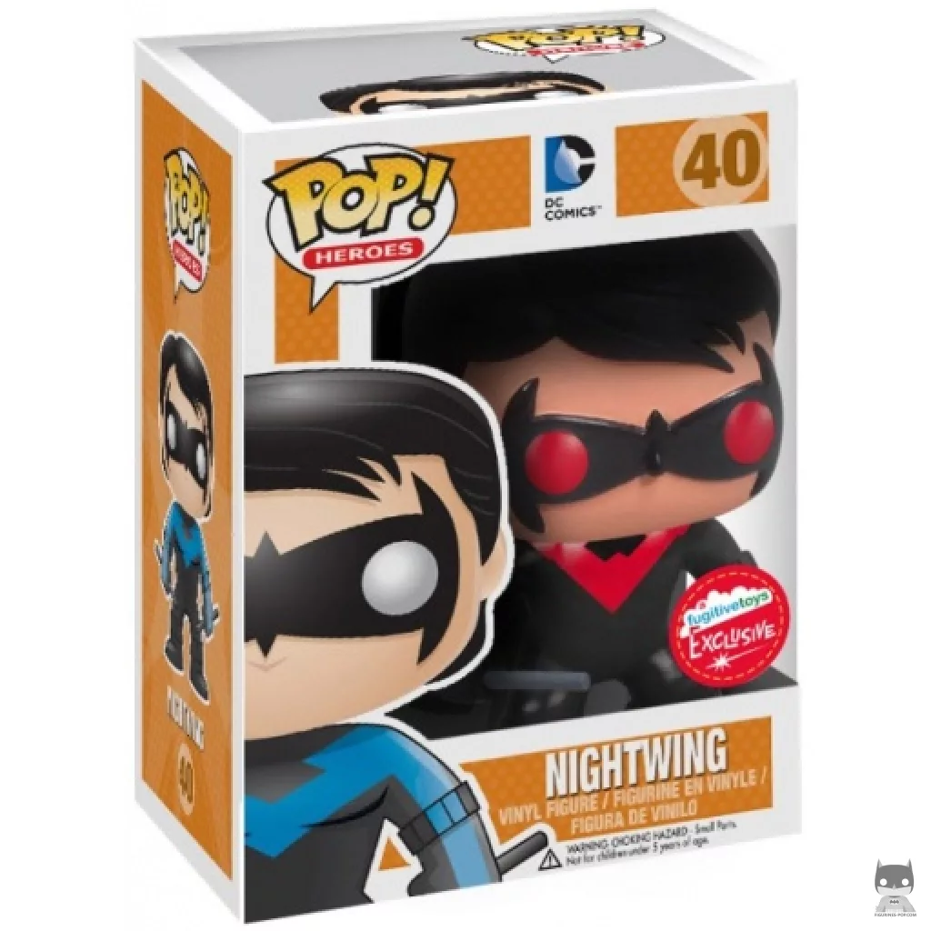 Nightwing (Red) Funko Pop! figure in its box