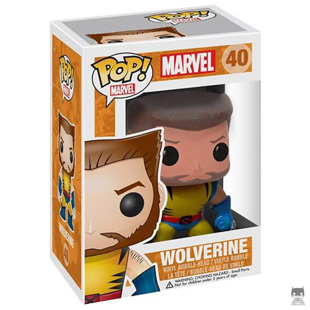 Wolverine Funko Pop! figure in its box