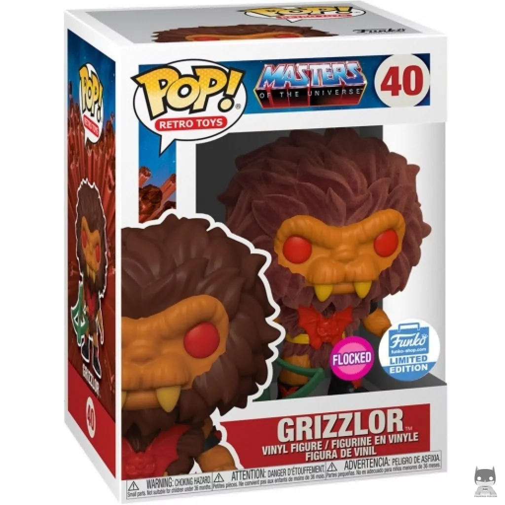 Grizzlor (Flocked) Funko Pop! figure in its box