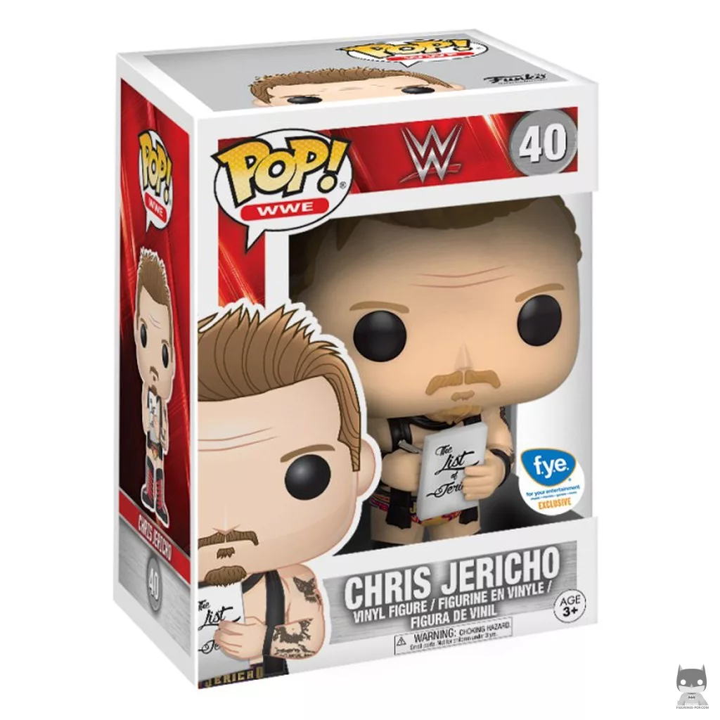 Chris Jericho Funko Pop! figure in its box