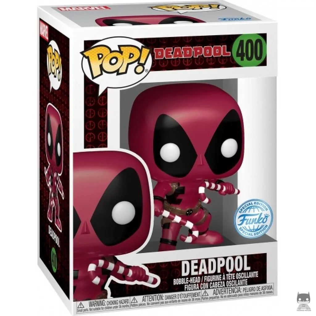 Deadpool (Metallic) Funko Pop! figure in its box