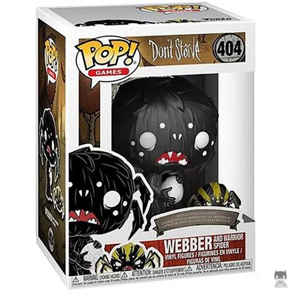 Webber & Warrior Spider Funko Pop! figure in its box