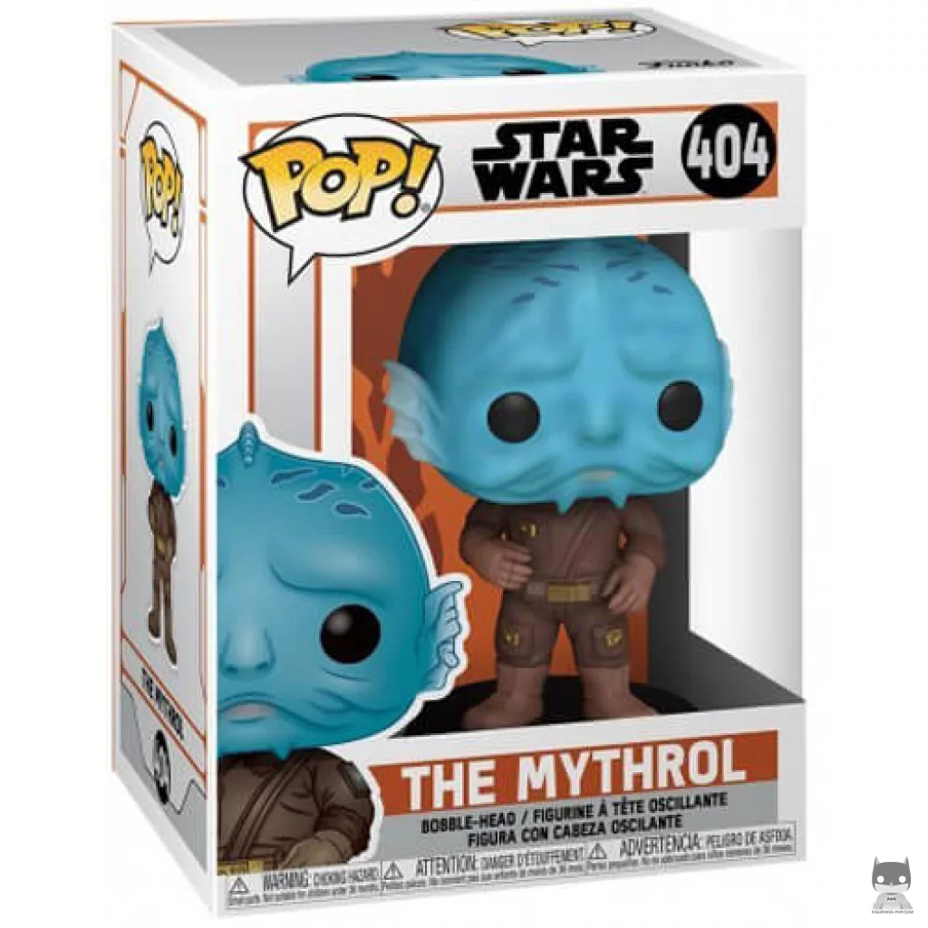 The Mythrol Funko Pop! figure in its box