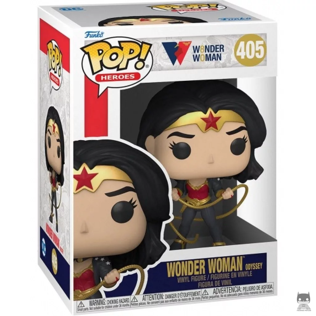 Wonder Woman Odyssey Funko Pop! figure in its box