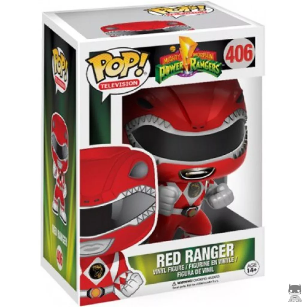 Red Ranger Funko Pop! figure in its box