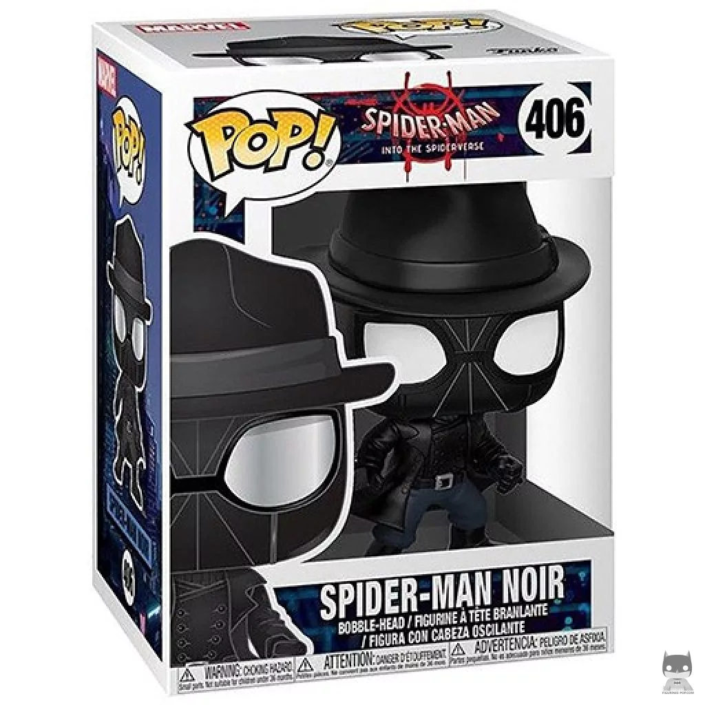Spider-Man Noir (with Hat) Funko Pop! figure in its box