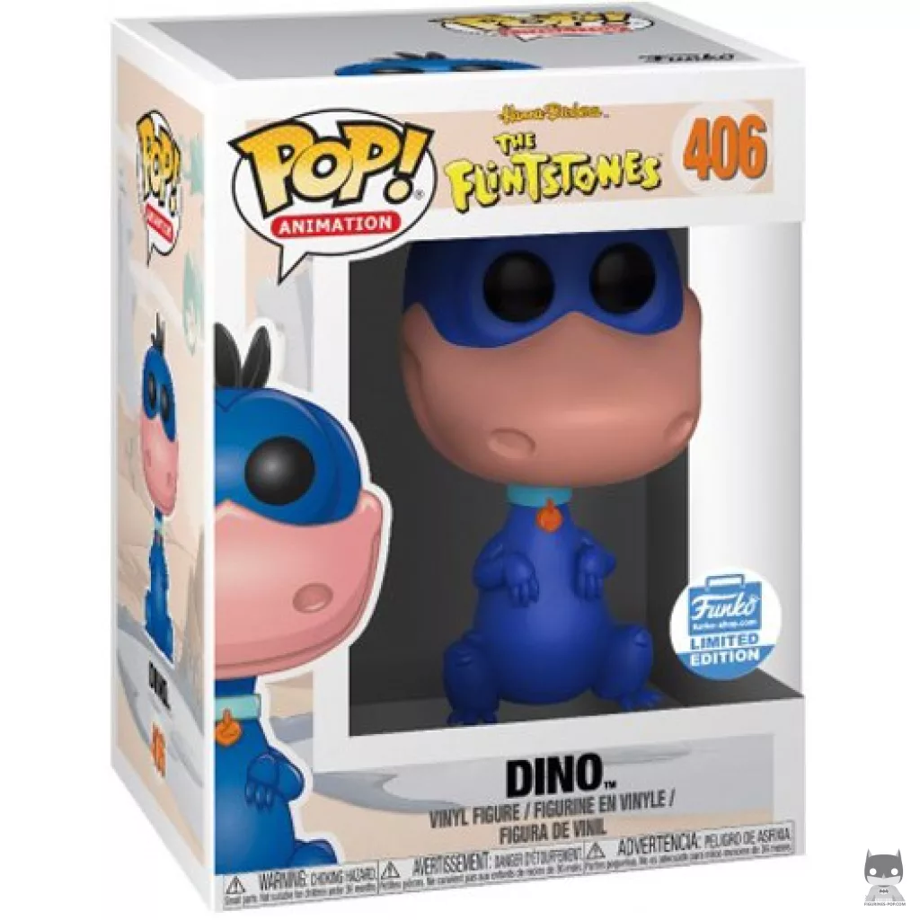 Dino (Blue) Funko Pop! figure in its box