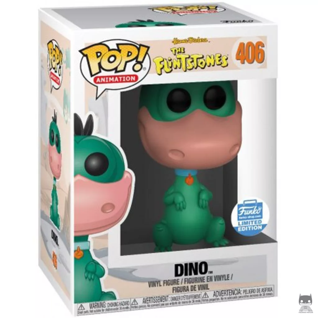 Dino (Green) Funko Pop! figure in its box