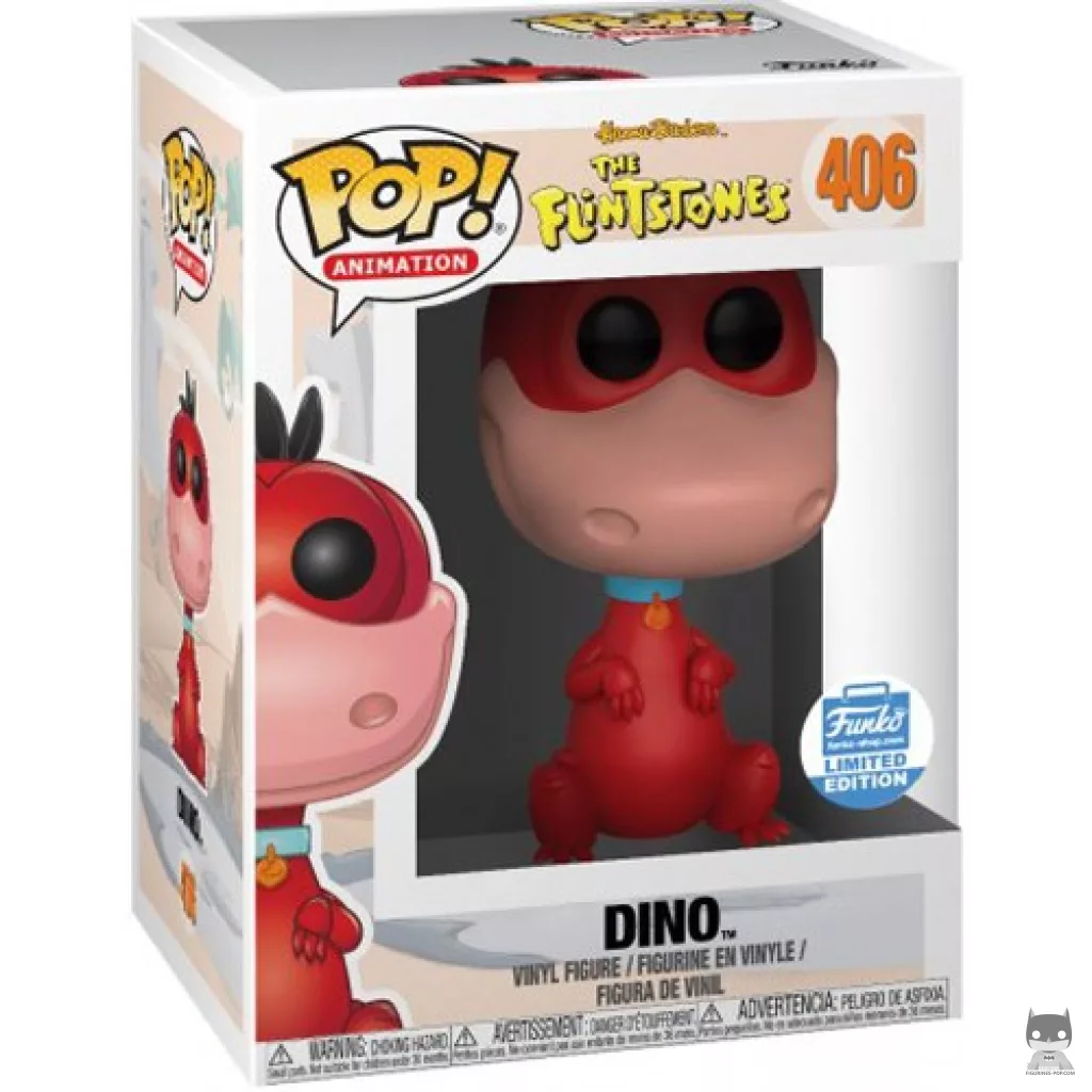 Dino (Red) Funko Pop! figure in its box