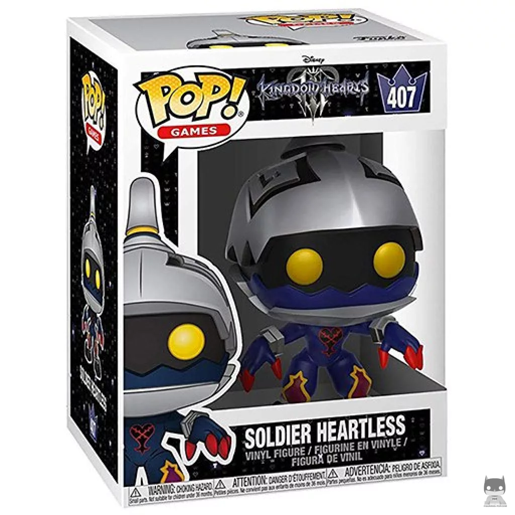 Soldier Heartless Funko Pop! figure in its box