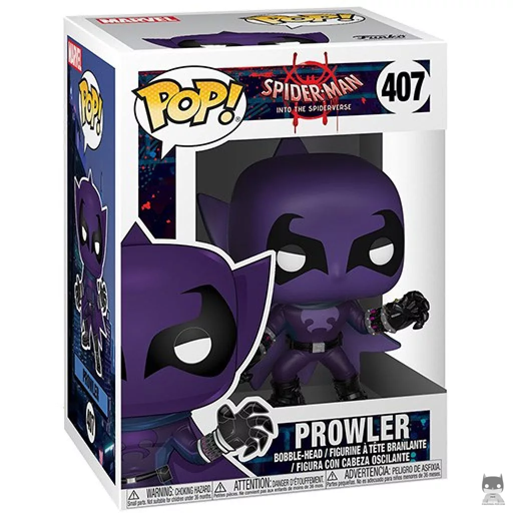 Prowler Funko Pop! figure in its box