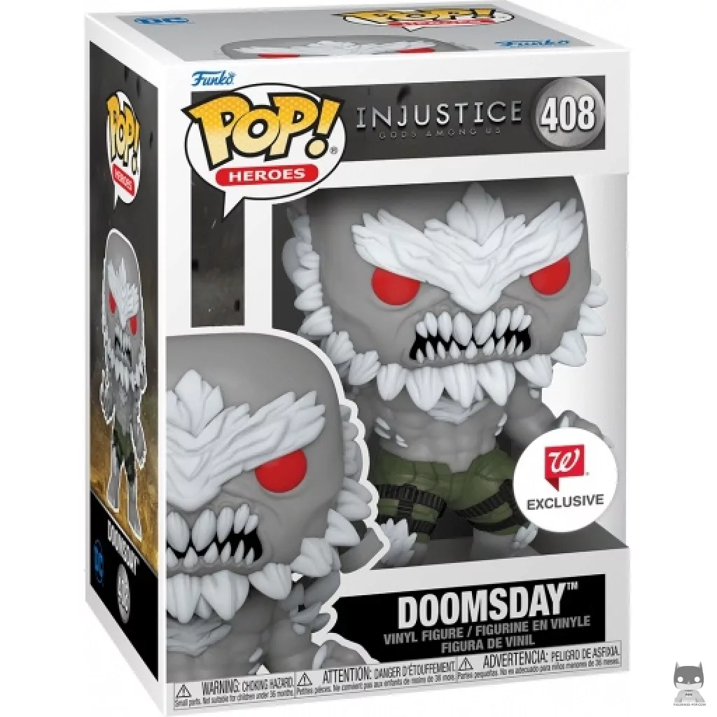 Doomsday Funko Pop! figure in its box
