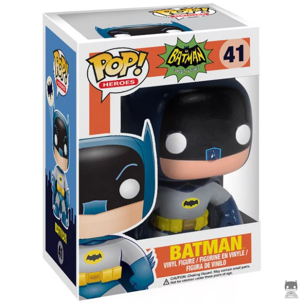 Batman (Blue & Purple) Funko Pop! figure in its box