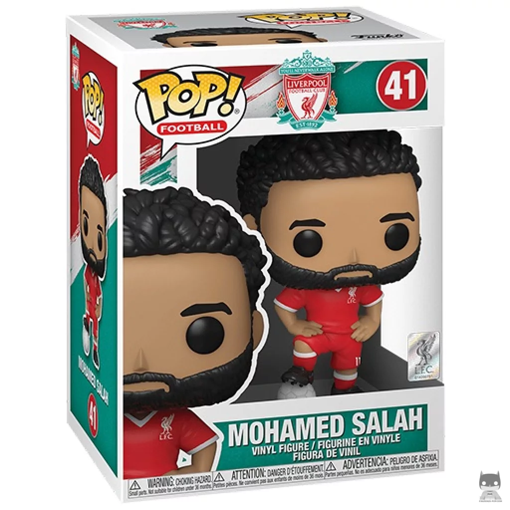 Mohamed Salah (Liverpool) Funko Pop! figure in its box