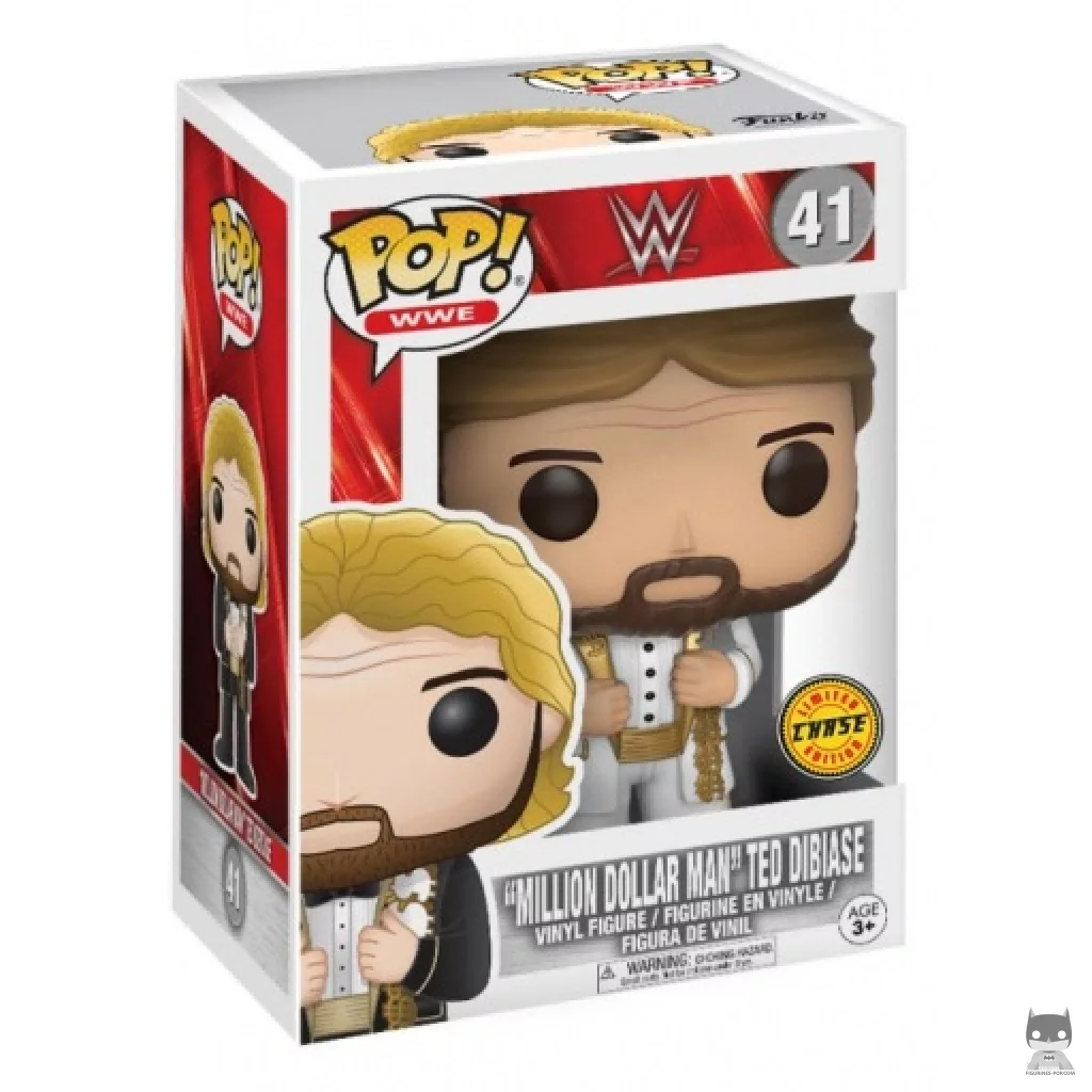 Ted "The Million Dollar Man" Dibiase (Chase) Funko Pop! figure in its box