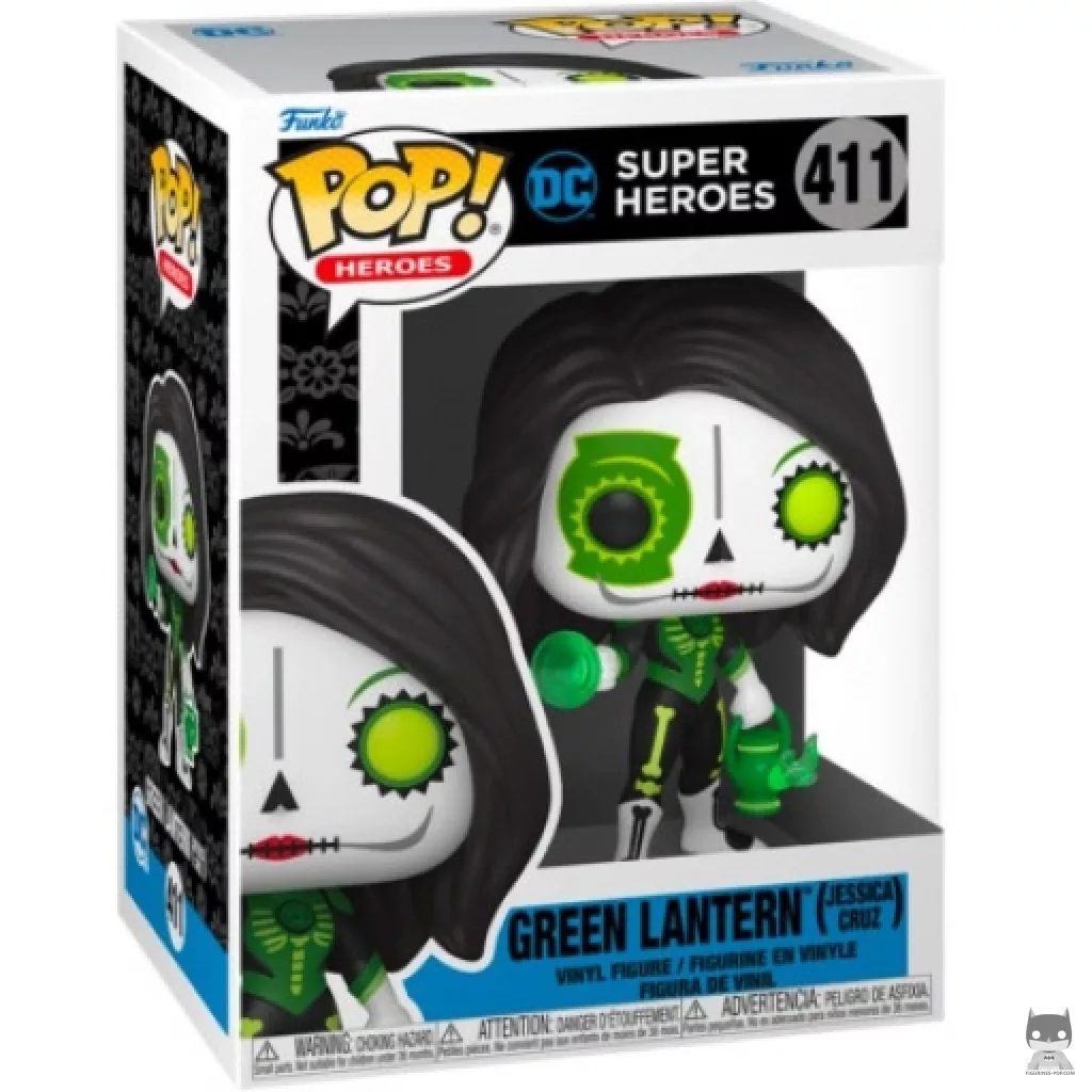 Green Lantern (Jessica Cruz) (Dia de los DC) Funko Pop! figure in its box