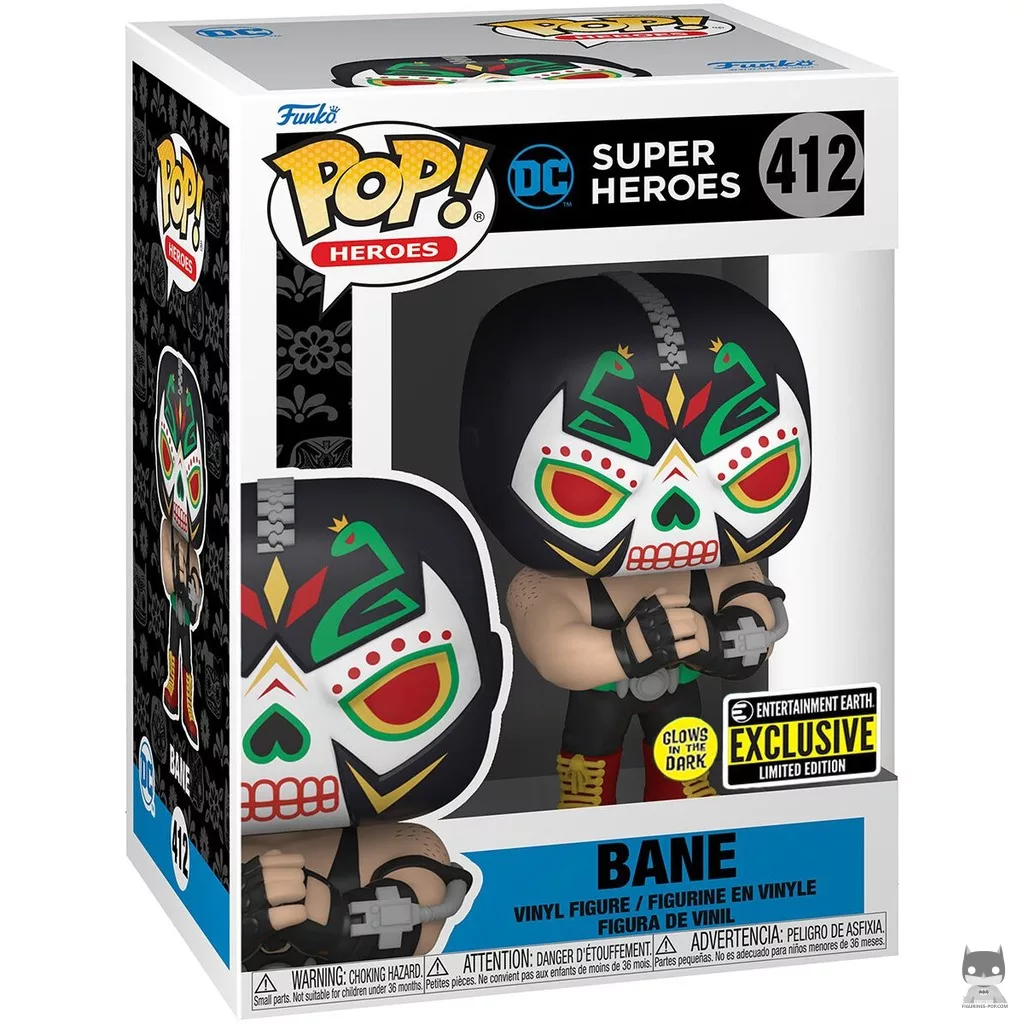 Bane (Dia de los DC) (Glow in the Dark) Funko Pop! figure in its box