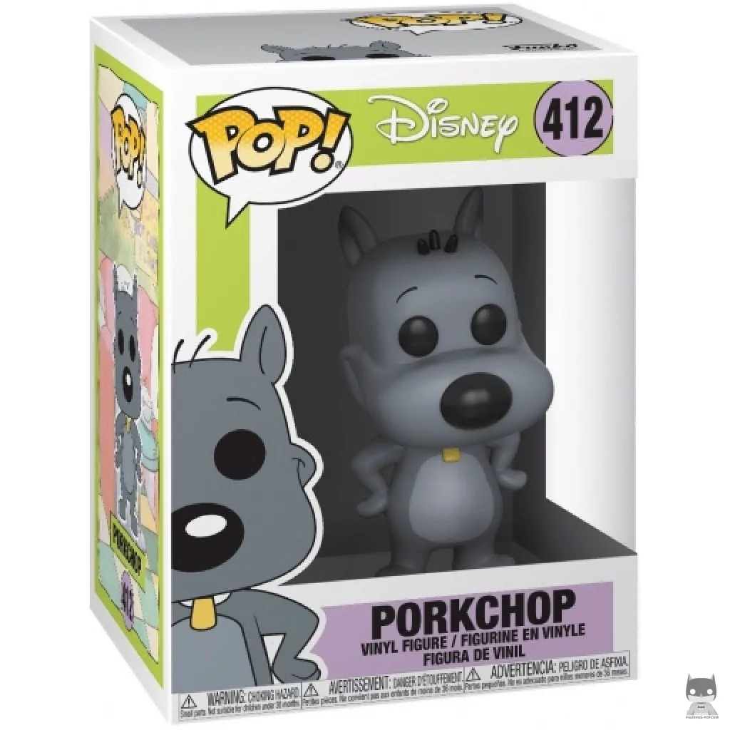 Porkchop Funko Pop! figure in its box
