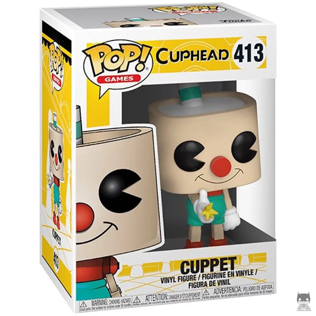 Cuppet Funko Pop! figure in its box