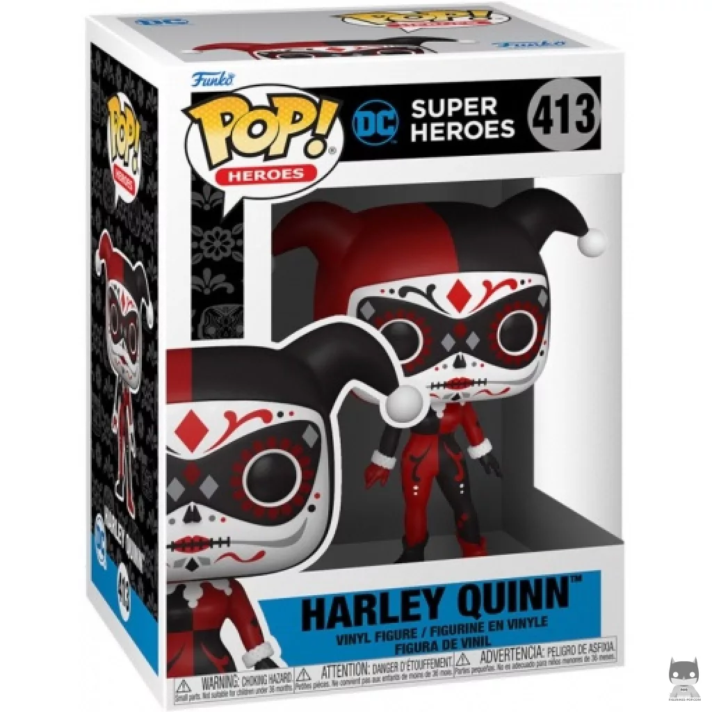 Harley Quinn (Dia de los DC) Funko Pop! figure in its box