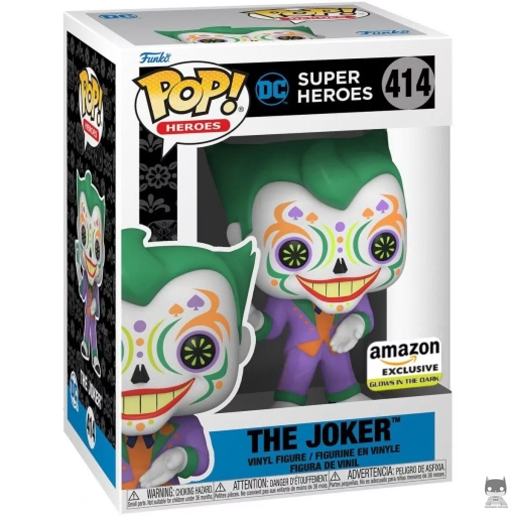 The Joker (Dia de los DC) Funko Pop! figure in its box
