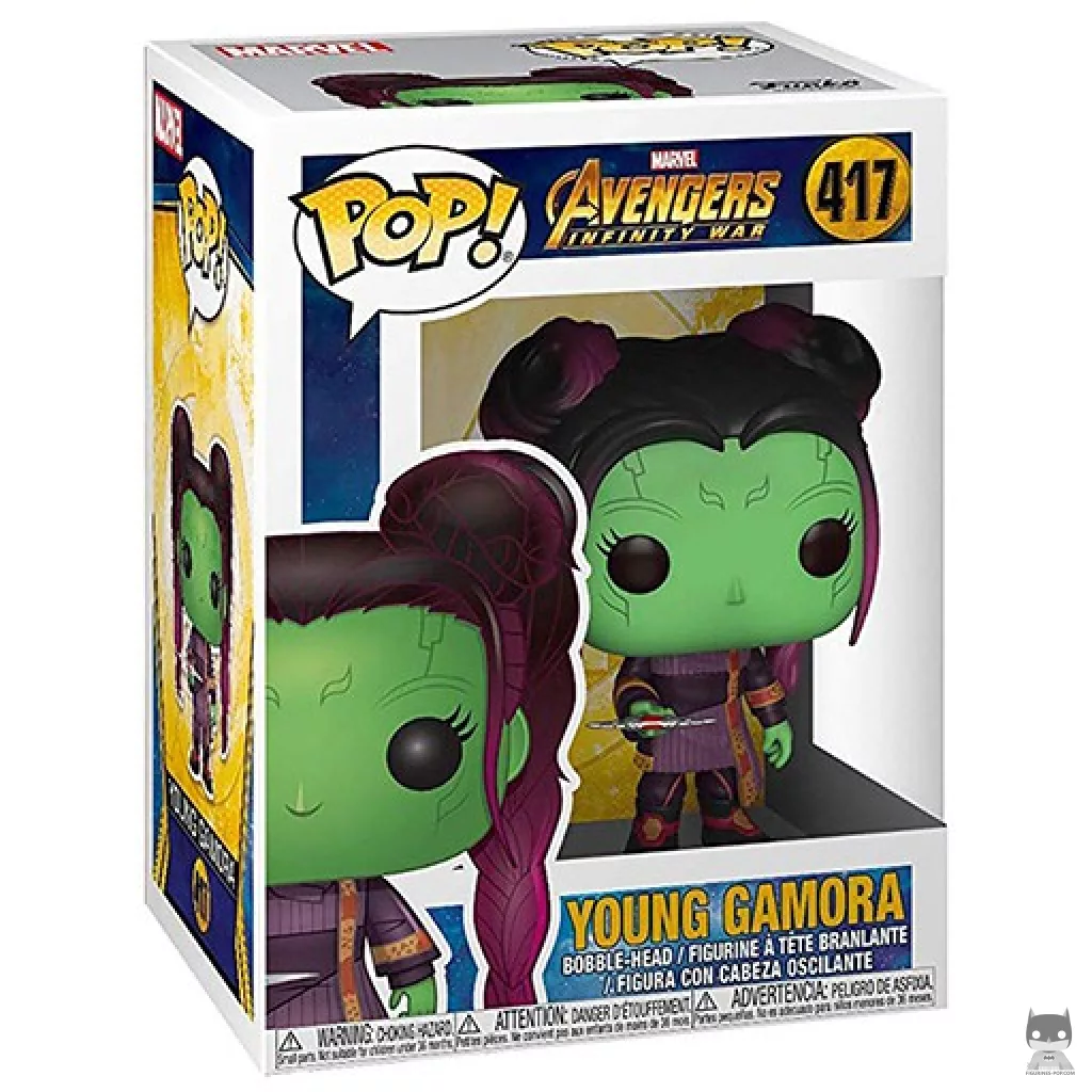 Gamora (Young) Funko Pop! figure in its box