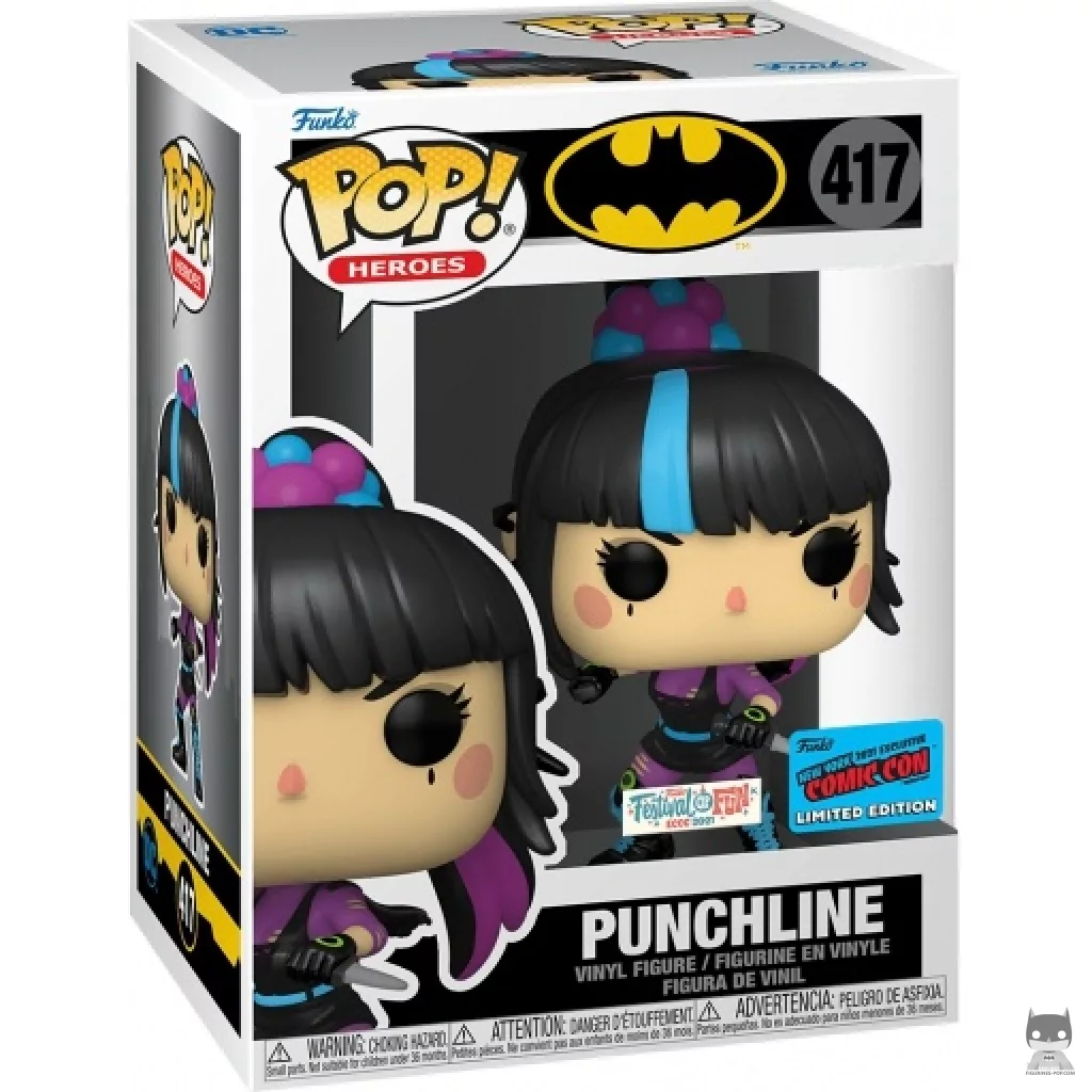 Punchline Funko Pop! figure in its box