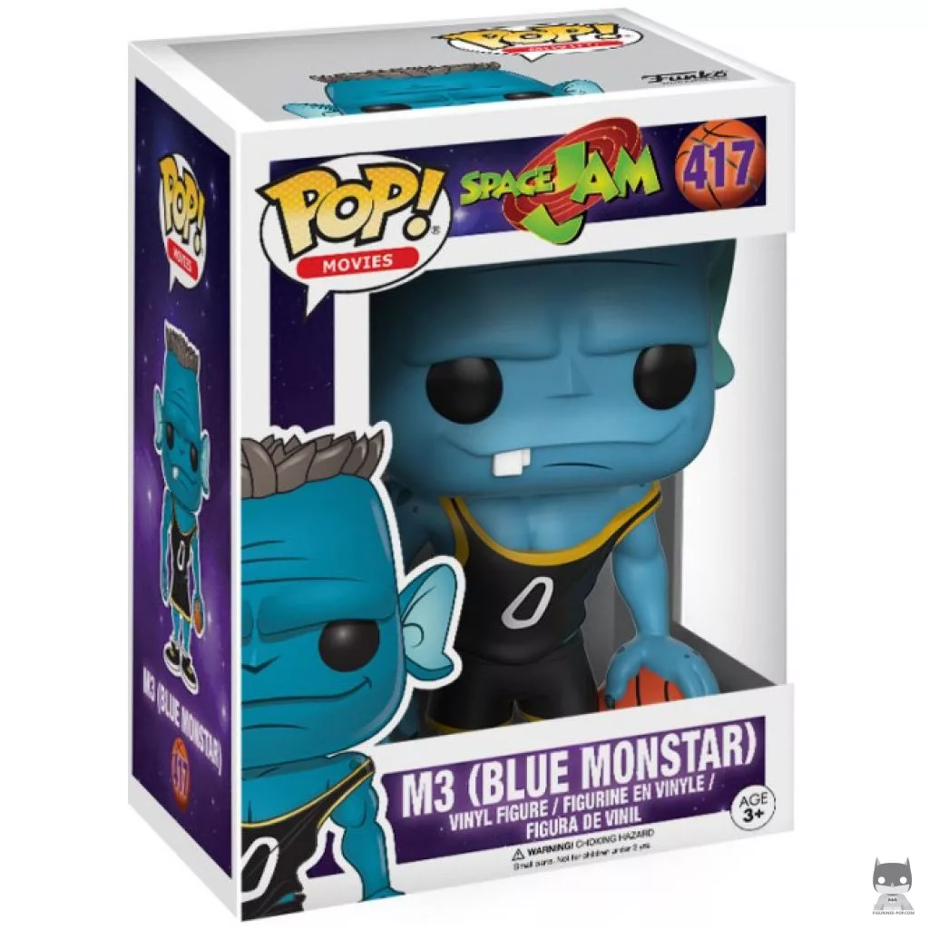 M3 Blue Monstar Funko Pop! figure in its box