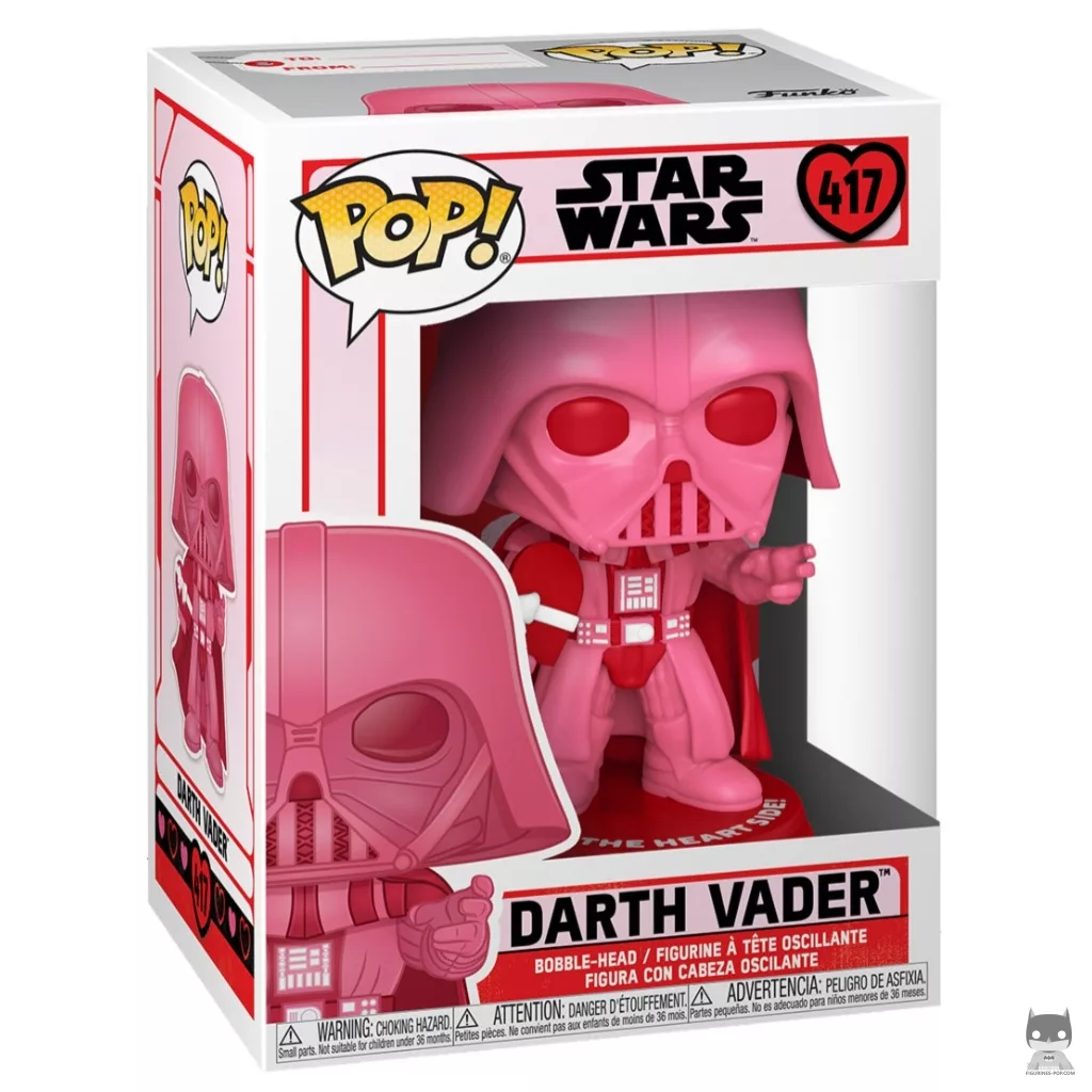 Darth Vader (Pink) Funko Pop! figure in its box