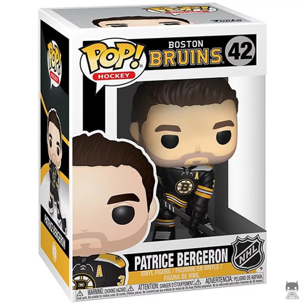 Patrice Bergeron Funko Pop! figure in its box