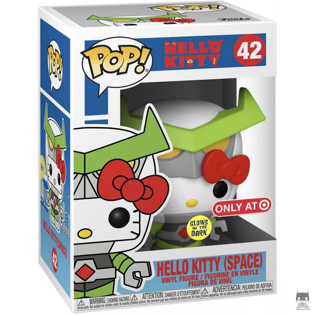 Hello Kitty Space (Glow in the Dark) Funko Pop! figure in its box
