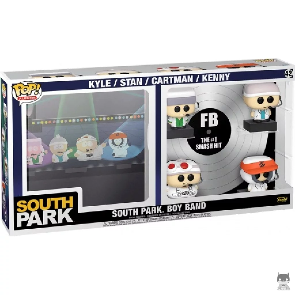 South Park Boy Band (Kyle, Stan, Cartman & Kenny) Funko Pop! figure in its box