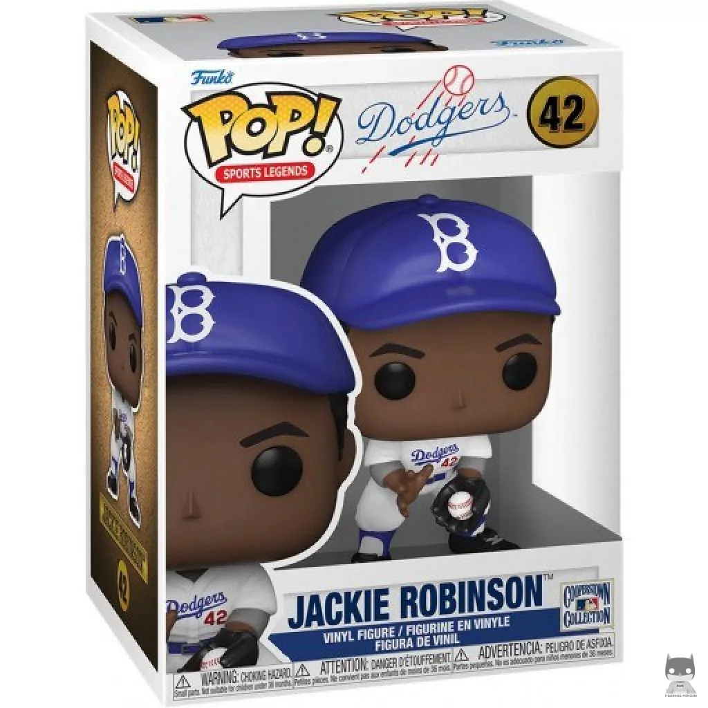 Jackie Robinson Funko Pop! figure in its box